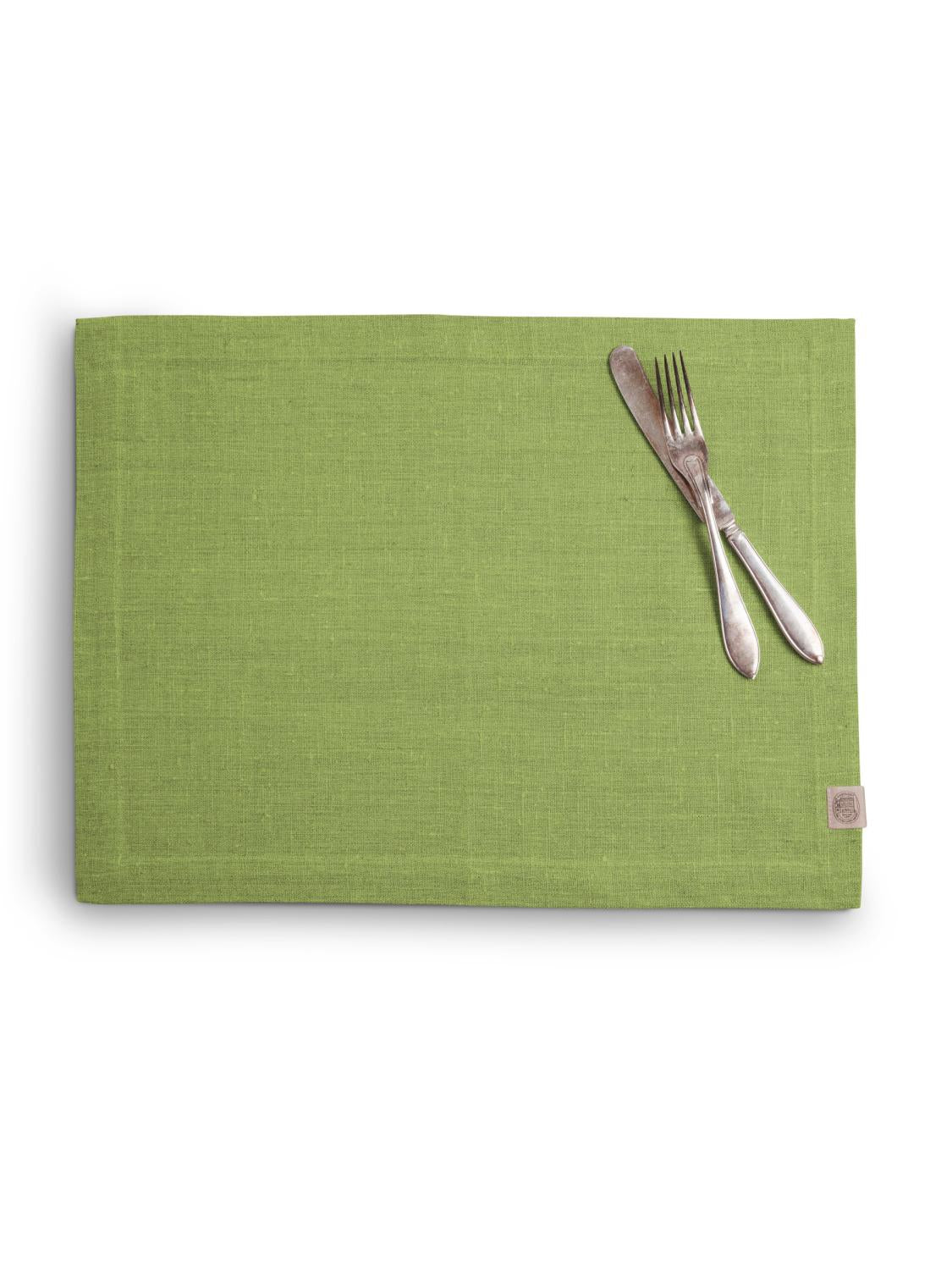 Lovely Linen CLASSIC Bordstablett 37X50, Summer green - Azalea Home