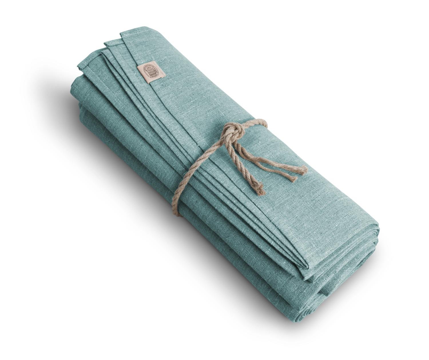 Lovely Linen CLASSIC Duk 100X100, Isblå - Azalea Home