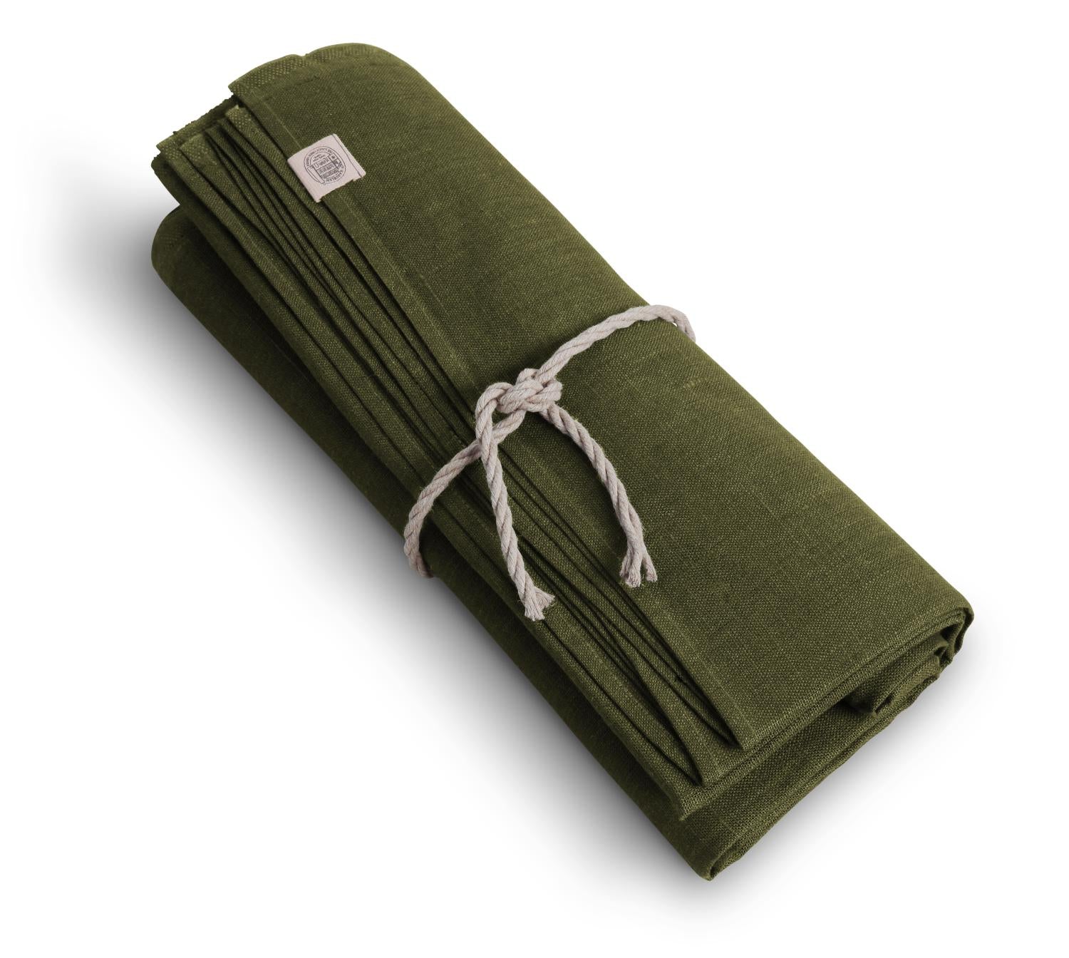 Lovely Linen CLASSIC Duk 100X100, Olivgrön - Azalea Home