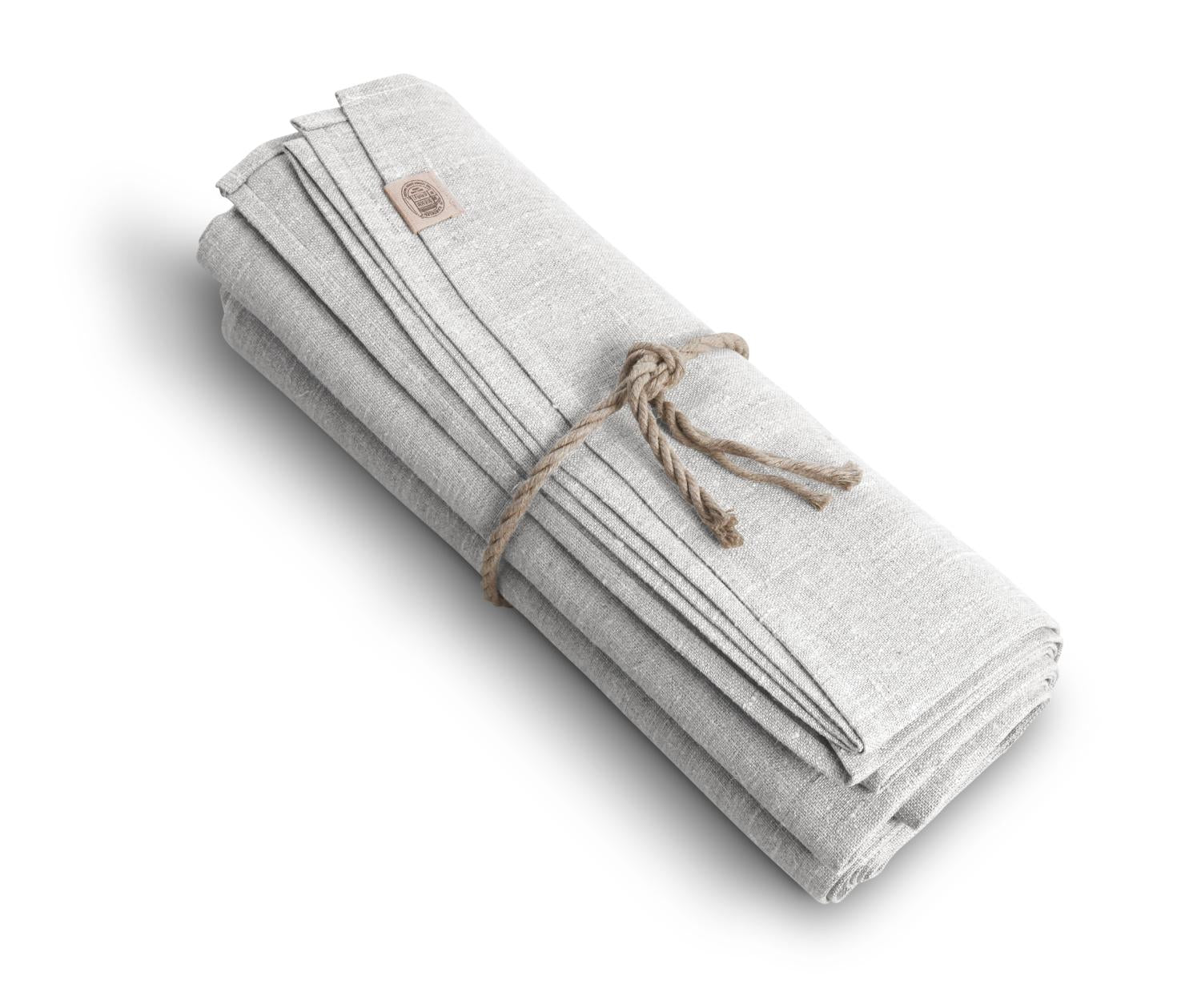 Lovely Linen CLASSIC Duk 150X300, Ljusgrå - Azalea Home