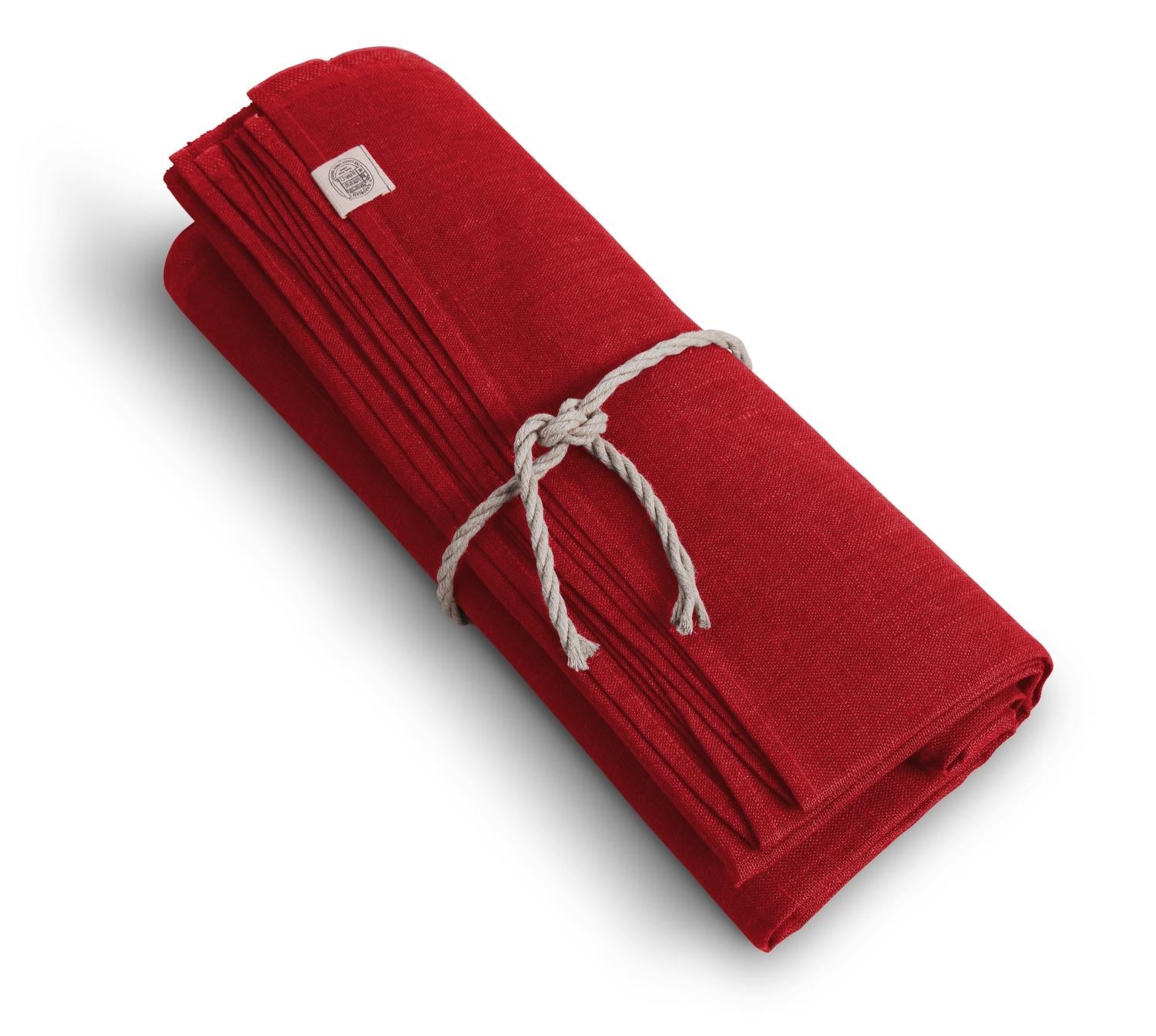 Lovely Linen CLASSIC Duk Ø150, Röd - Azalea Home