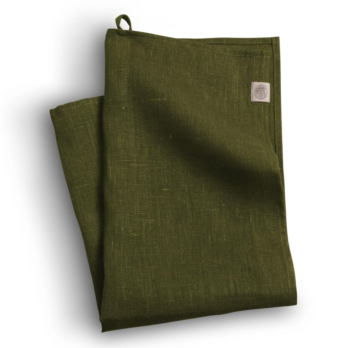 Lovely Linen CLASSIC Kökshandduk 50X70, Olivgrön - Azalea Home