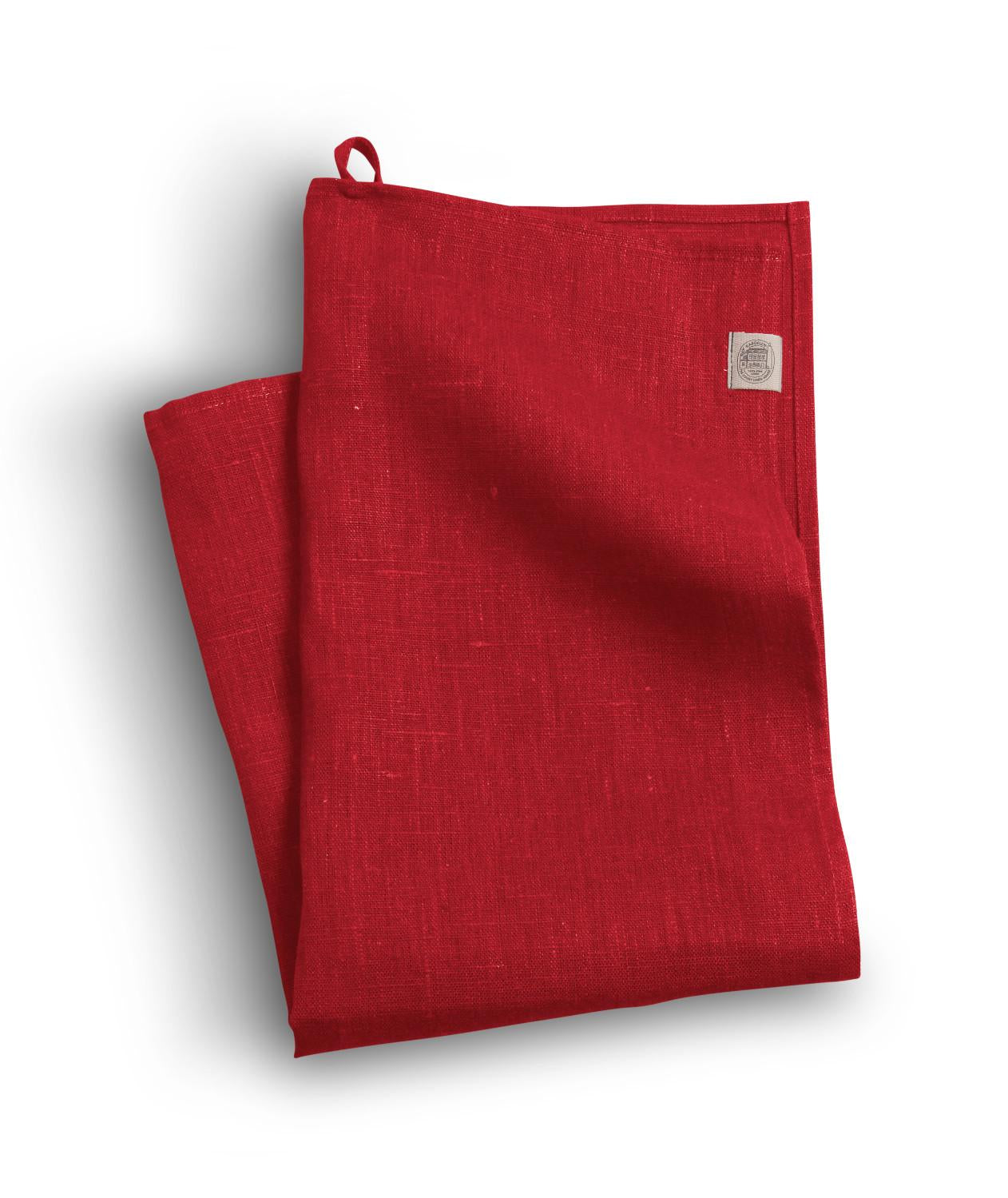 Lovely Linen CLASSIC Kökshandduk 50X70, Röd - Azalea Home