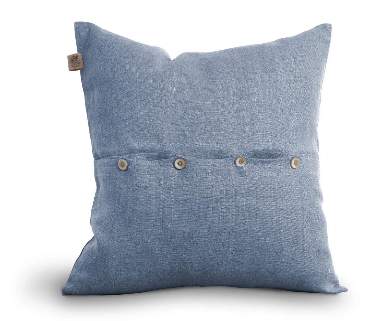 Lovely Linen CLASSIC Kuddfodral 50X50, Duvblå - Azalea Home