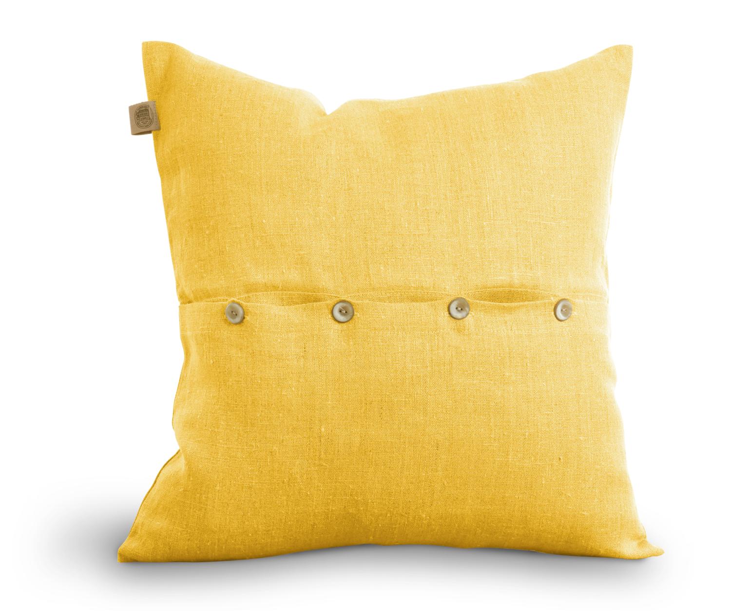 Lovely Linen CLASSIC Kuddfodral 50X50, Lemon - Azalea Home