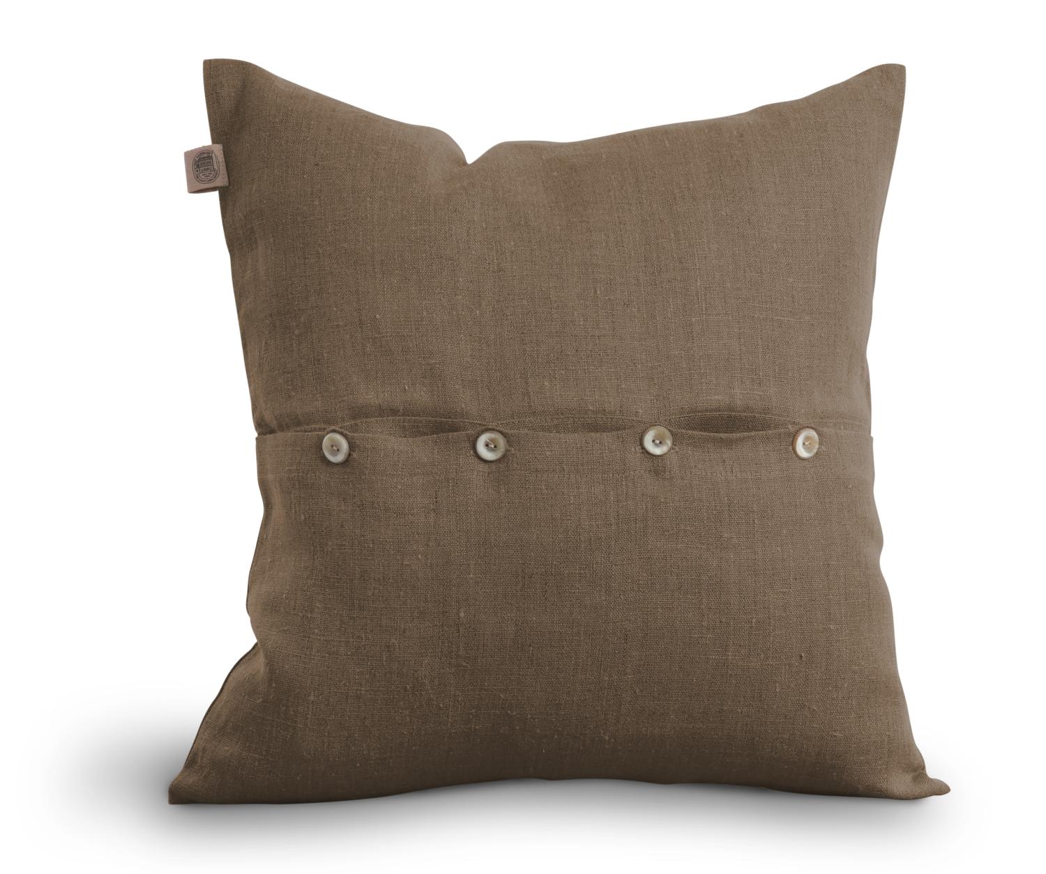 Lovely Linen CLASSIC Kuddfodral 50X50, Nougat - Azalea Home