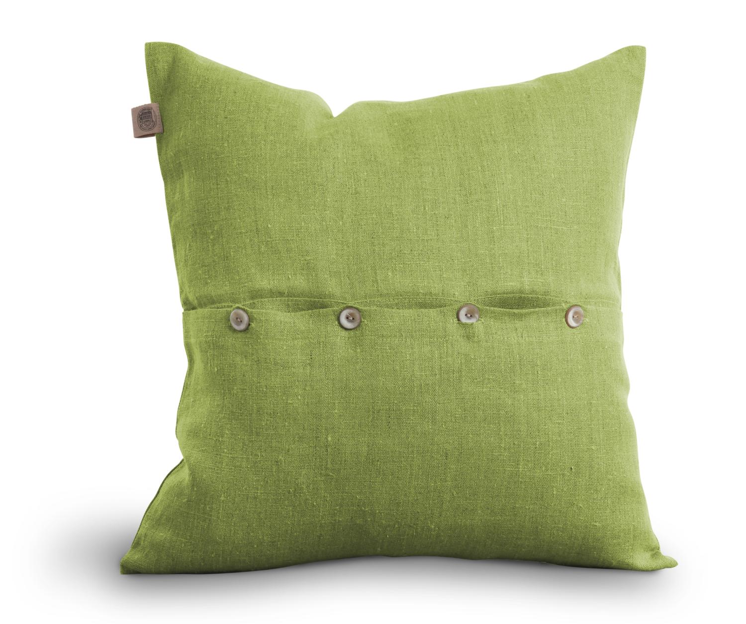 Lovely Linen CLASSIC Kuddfodral 50X50, Summer green - Azalea Home