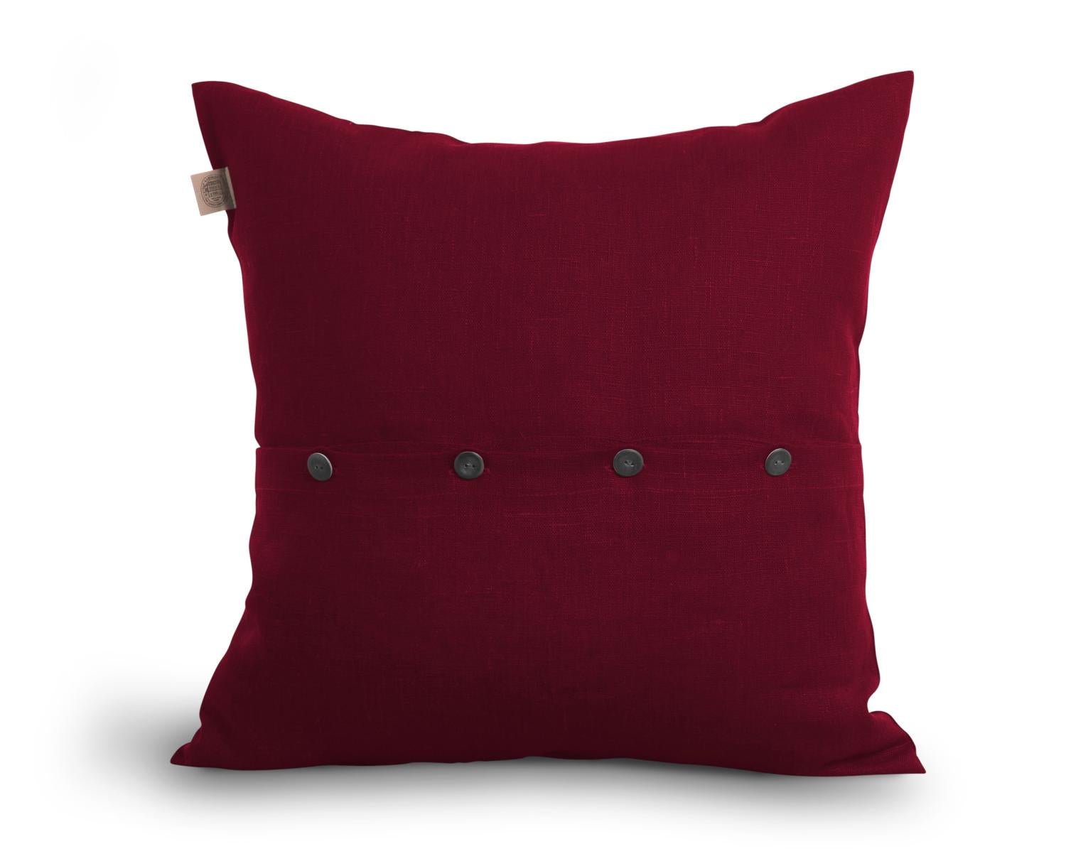 Lovely Linen CLASSIC Kuddfodral 50X50, Wine - Azalea Home
