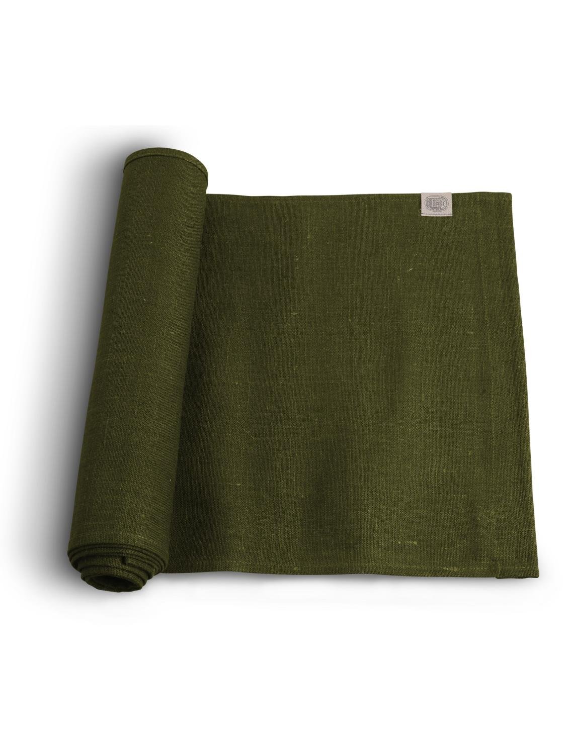 Lovely Linen CLASSIC Löpare 47X150, Olivgrön - Azalea Home