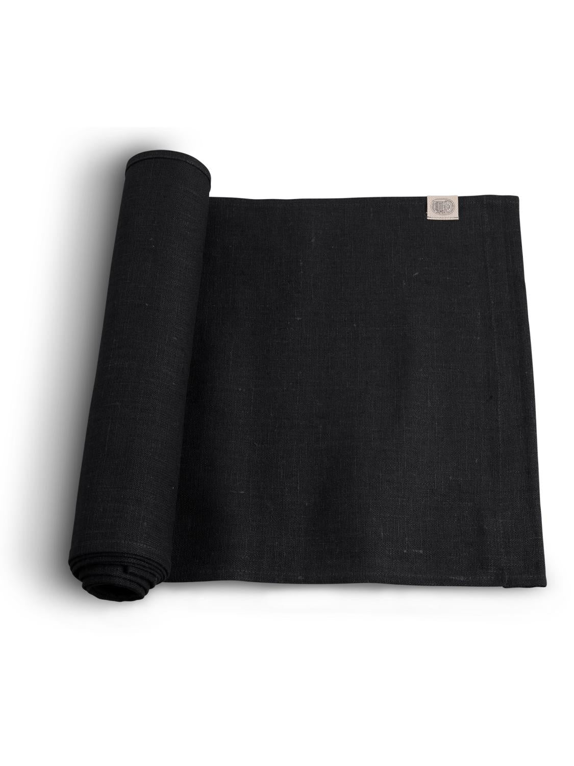 Lovely Linen CLASSIC Löpare 47X150, Svart - Azalea Home