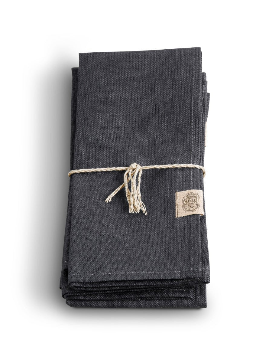 Lovely Linen CLASSIC Servetter 44X44, Mörkgrå - Azalea Home