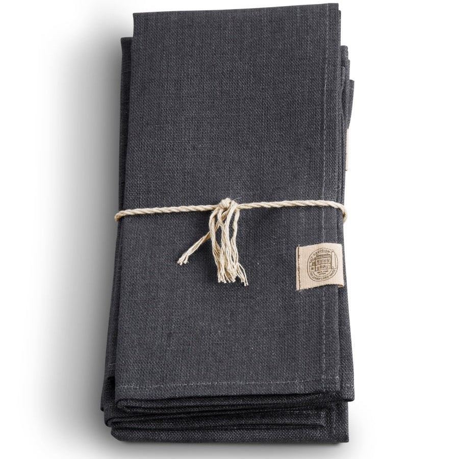 Lovely Linen CLASSIC Servetter 44X44, Mörkgrå - Azalea Home