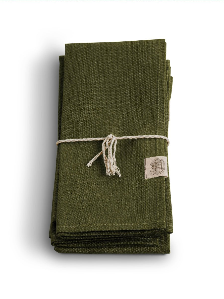 Lovely Linen CLASSIC Servetter 44X44, Olivgrön - Azalea Home
