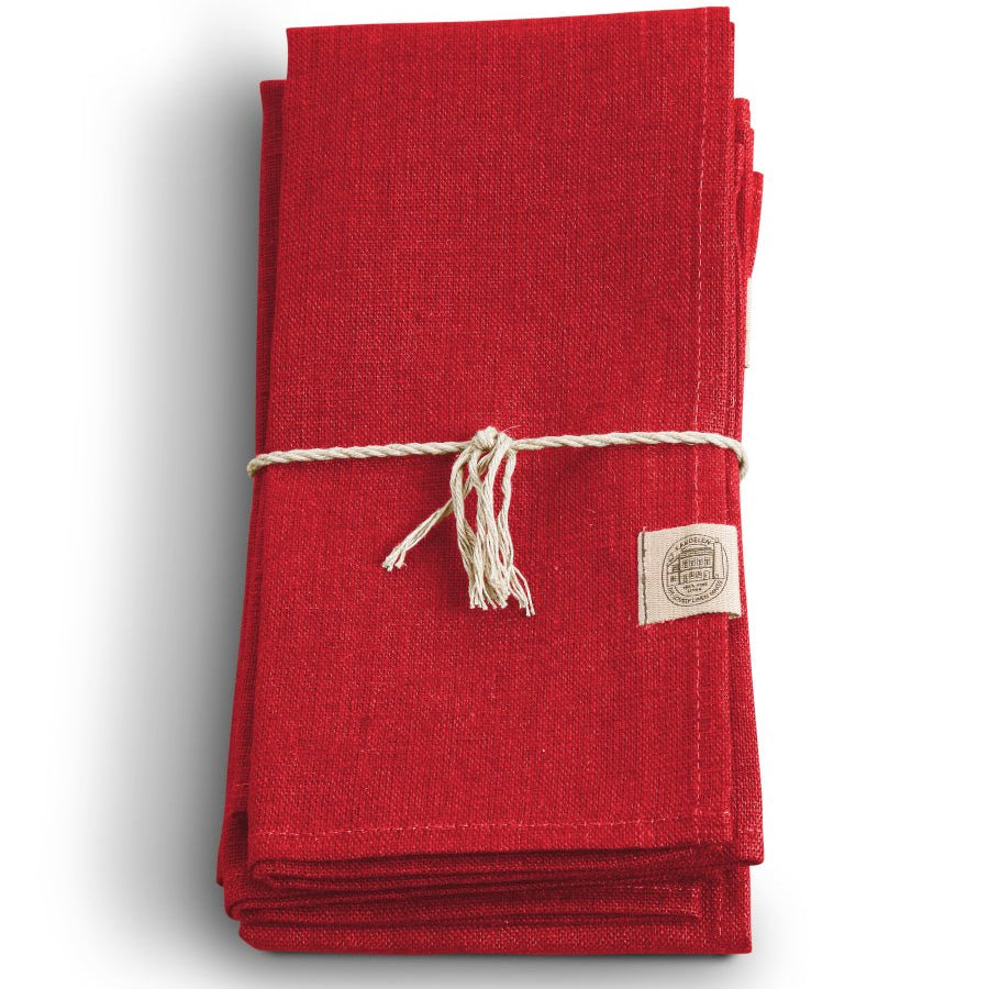 Lovely Linen CLASSIC Servetter 44X44, Röd - Azalea Home