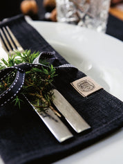 Lovely Linen CLASSIC Servetter 44X44, Svart - Azalea Home