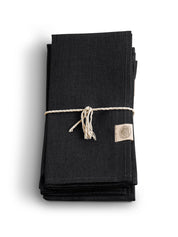 Lovely Linen CLASSIC Servetter 44X44, Svart - Azalea Home