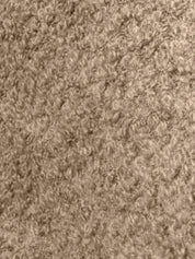 Lovely Linen CURLY Pläd Bouclé 130X170, Brun - Azalea Home