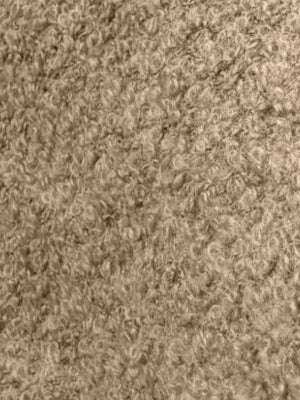 Lovely Linen CURLY Pläd Bouclé 130X170, Brun - Azalea Home