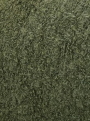 Lovely Linen CURLY Pläd Bouclé 130X170, Grön - Azalea Home