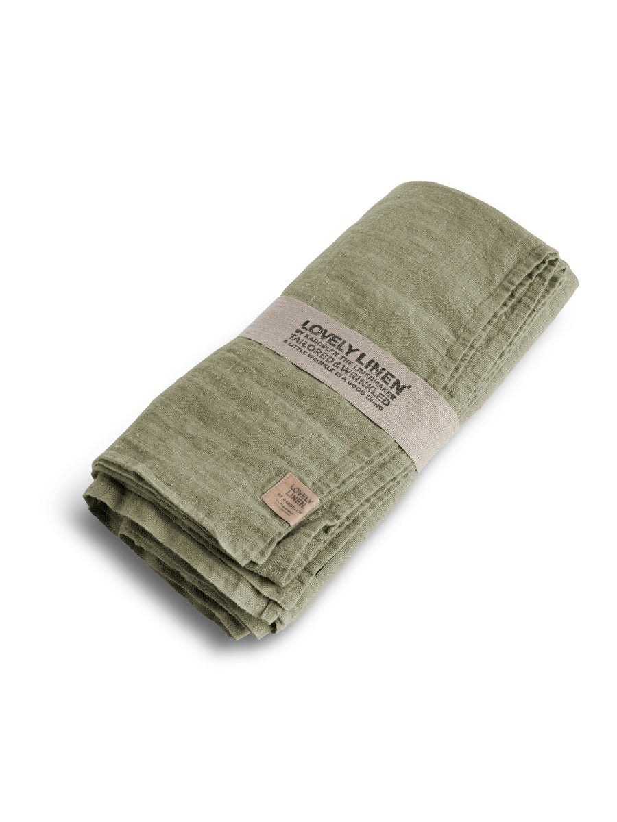 Lovely Linen LOVELY Duk 100X100, Avokado - Azalea Home