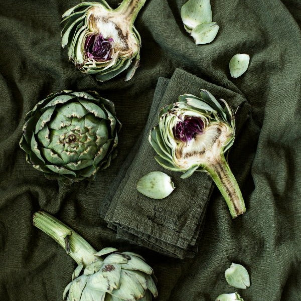 Lovely Linen LOVELY Duk 100X100, Grön - Azalea Home