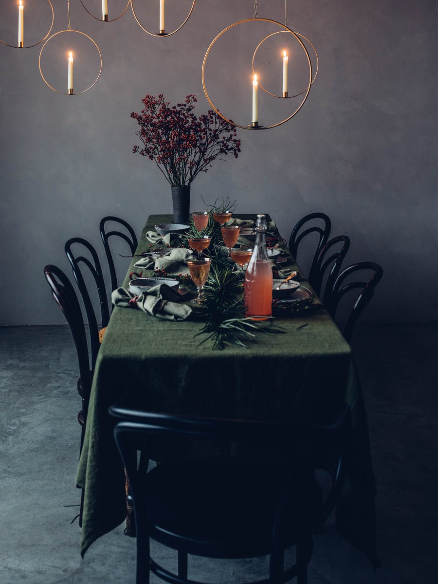 Lovely Linen LOVELY Duk 100X100, Grön - Azalea Home