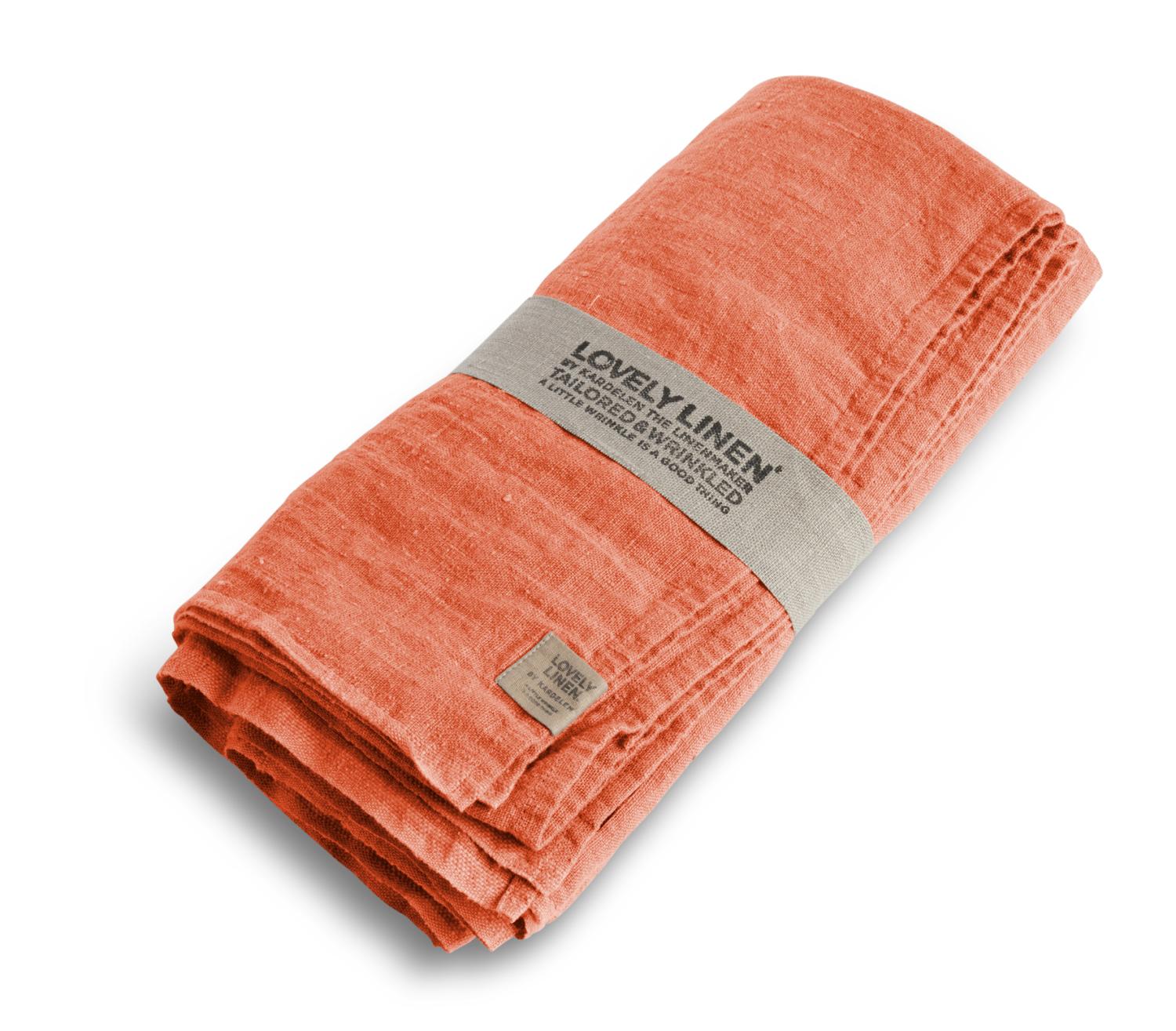 Lovely Linen LOVELY Duk 100X100, Peach - Azalea Home
