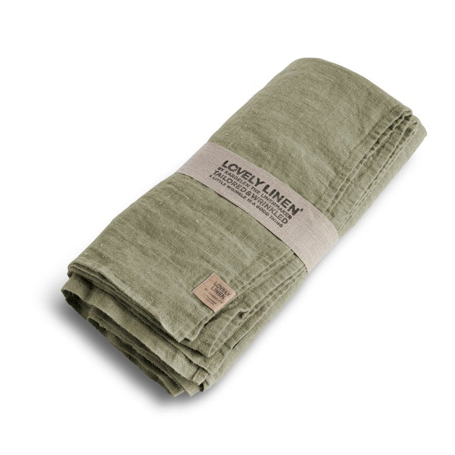 Lovely Linen LOVELY Duk 145X250, Avokado - Azalea Home