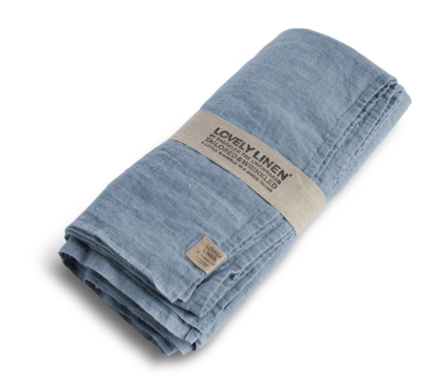 Lovely Linen LOVELY Duk 145X250, Dusty blue - Azalea Home