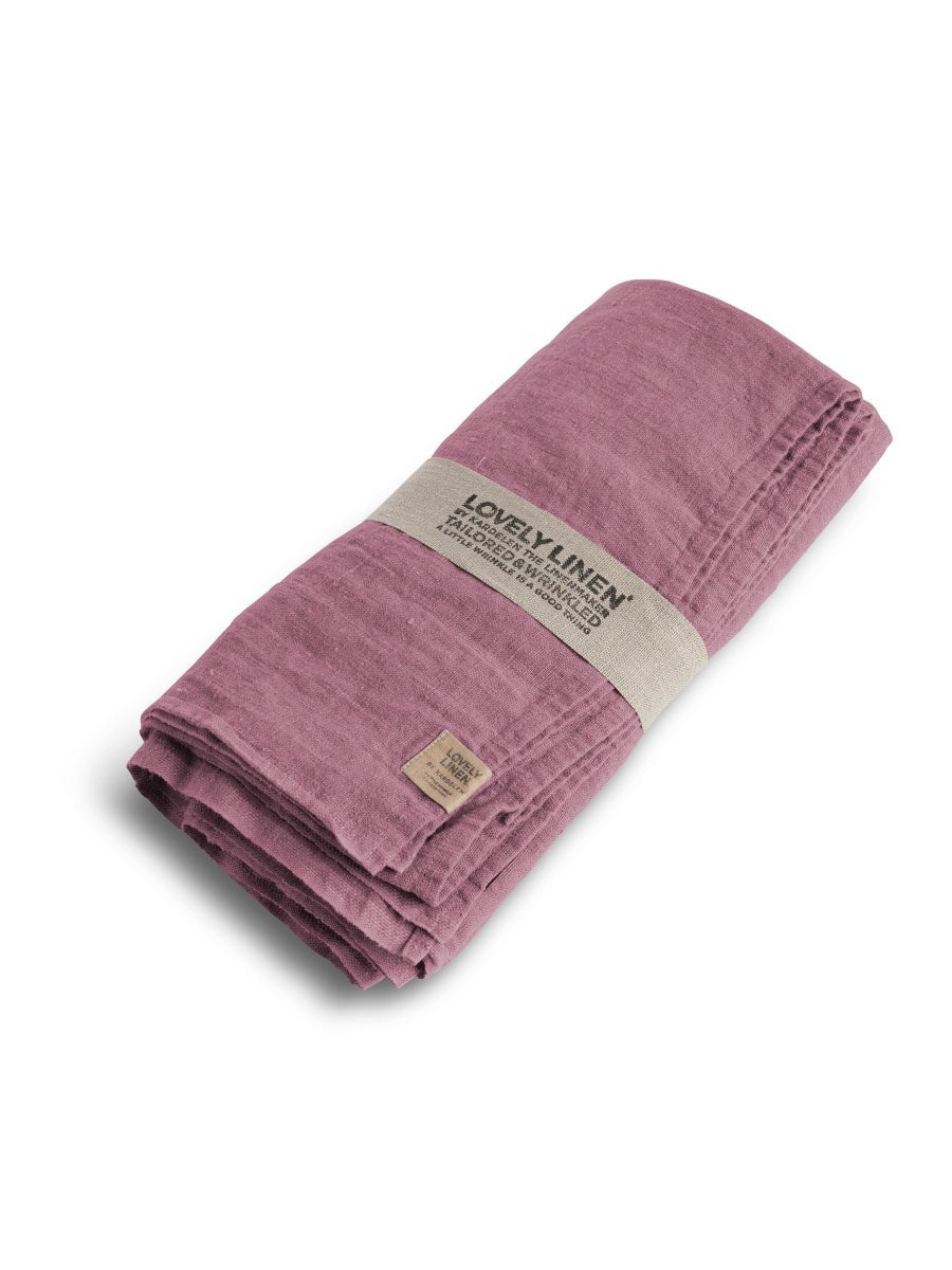 Lovely Linen LOVELY Duk 145X300, Old Rose - Azalea Home