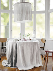 Lovely Linen LOVELY Duk 145X380, Ljusgrå - Azalea Home