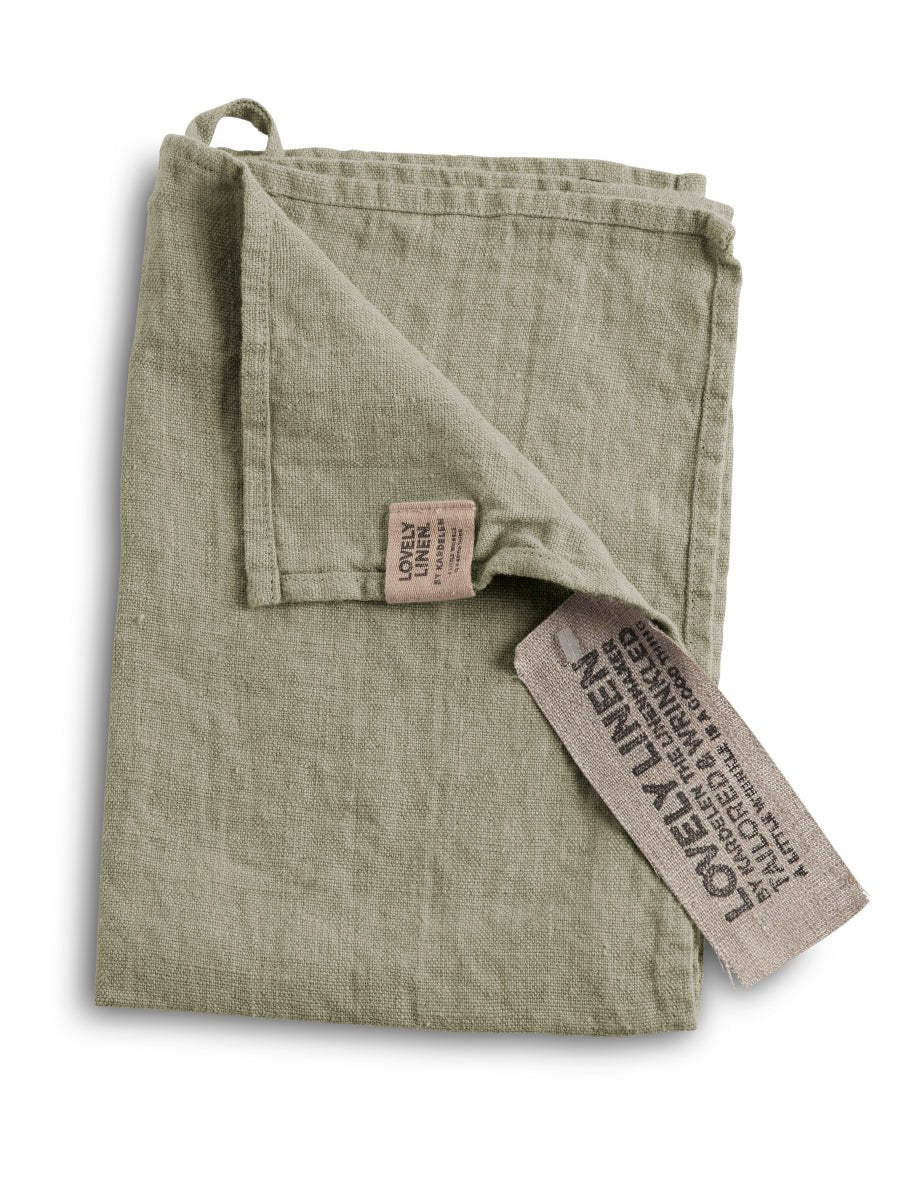 Lovely Linen LOVELY Gästhandduk 35X50, Avokado - Azalea Home