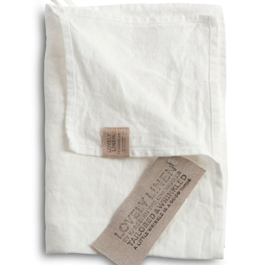 Lovely Linen LOVELY Gästhandduk 35X50, Off - White - Azalea Home
