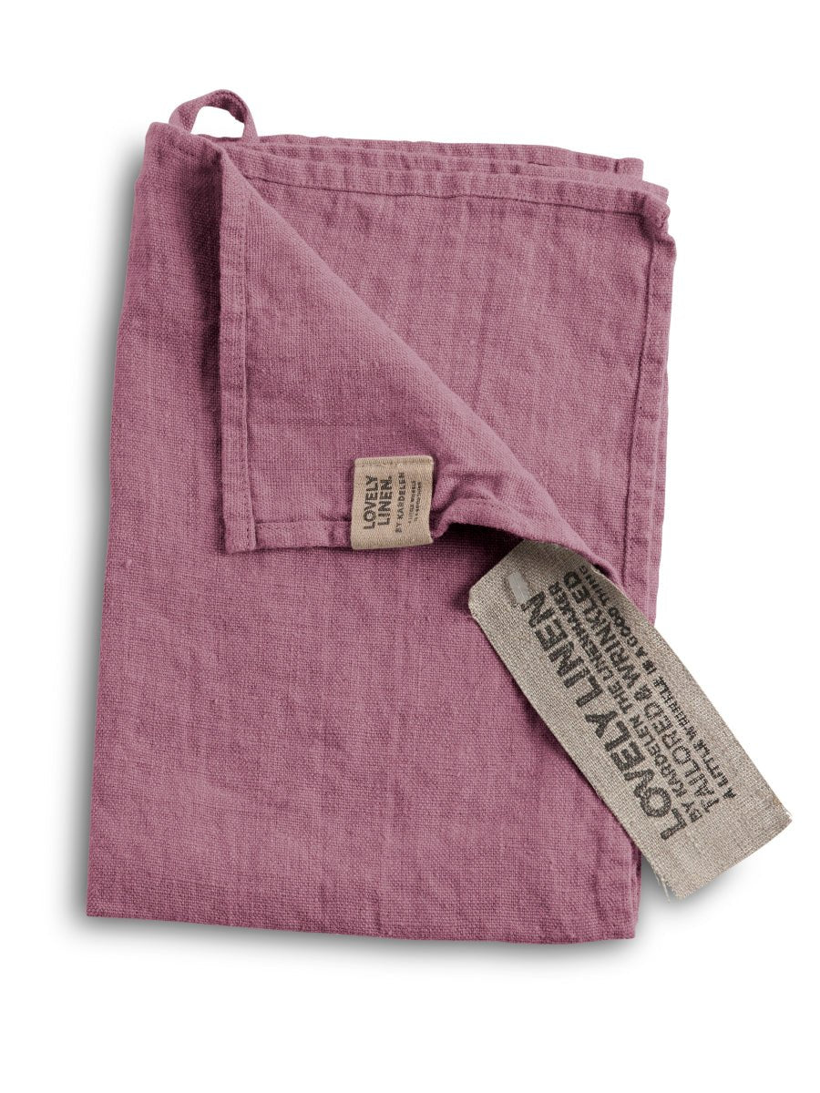 Lovely Linen LOVELY Gästhandduk 35X50, Old Rose - Azalea Home