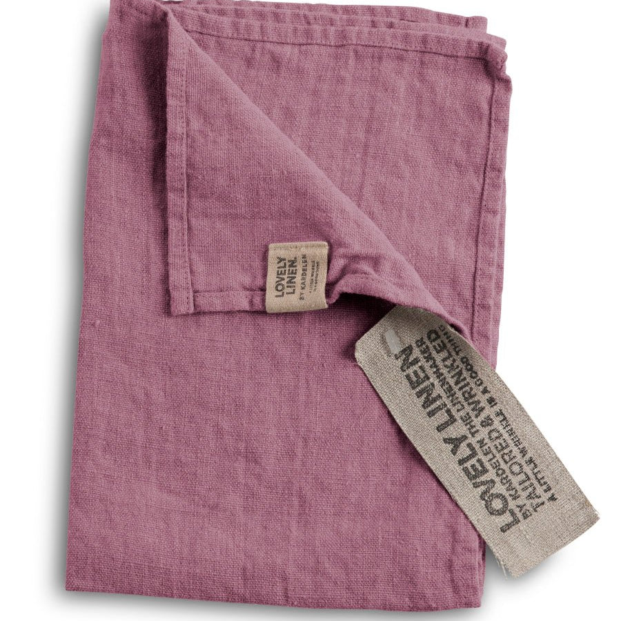 Lovely Linen LOVELY Gästhandduk 35X50, Old Rose - Azalea Home