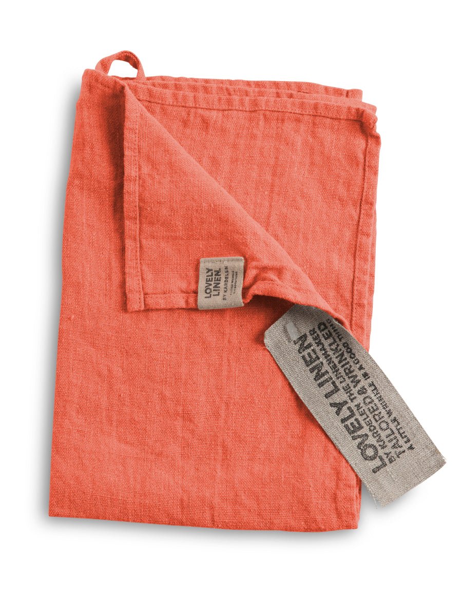 Lovely Linen LOVELY Gästhandduk 35X50, Peach - Azalea Home