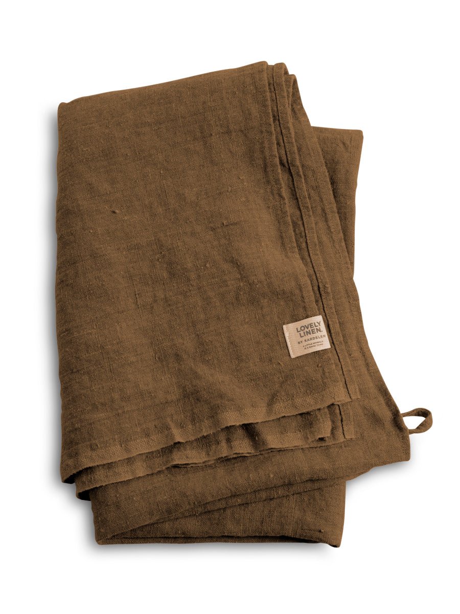 Lovely Linen LOVELY Hamam Handduk 90X145, Brun - Azalea Home
