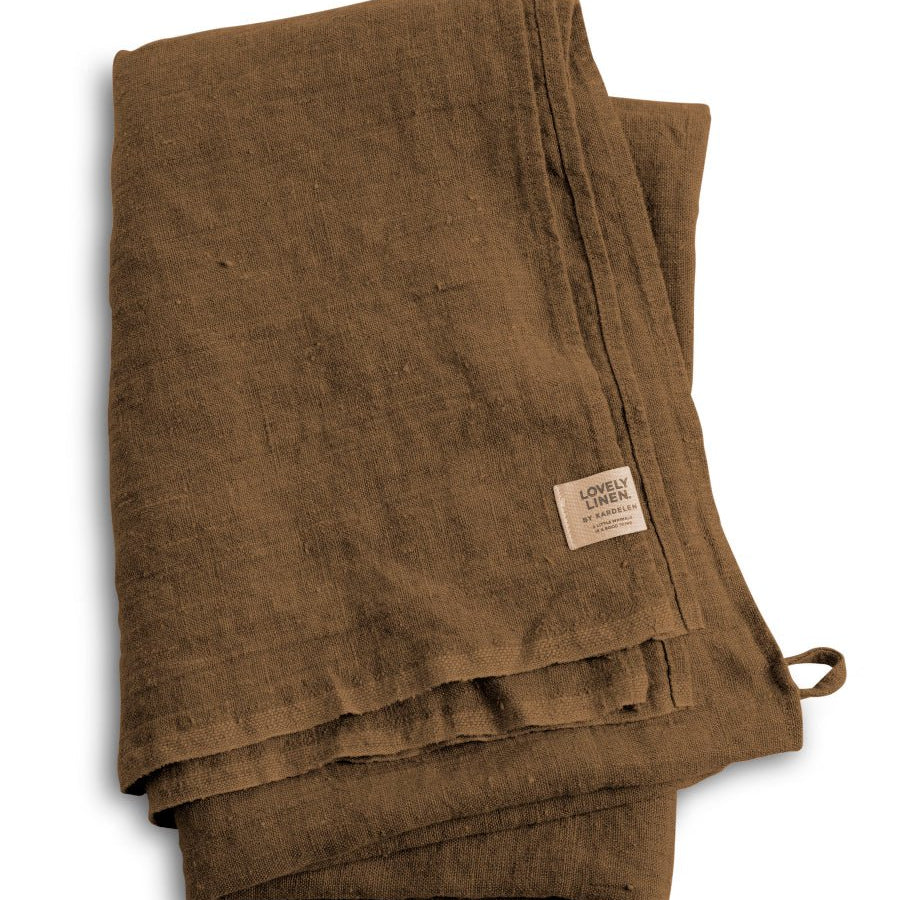 Lovely Linen LOVELY Hamam Handduk 90X145, Brun - Azalea Home