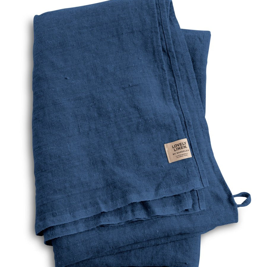 Lovely Linen LOVELY Hamam Handduk 90X145, Denimblå - Azalea Home