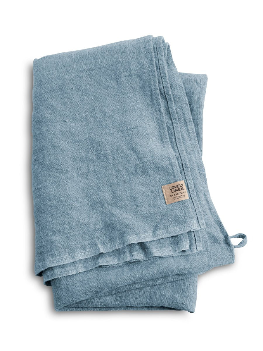 Lovely Linen LOVELY Hamam Handduk 90X145, Dusty blue - Azalea Home