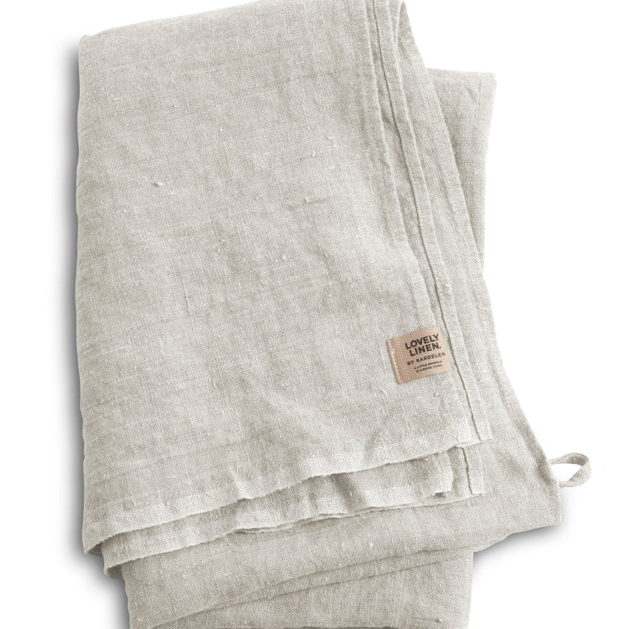 Lovely Linen LOVELY Hamam Handduk 90X145, Ljusgrå - Azalea Home