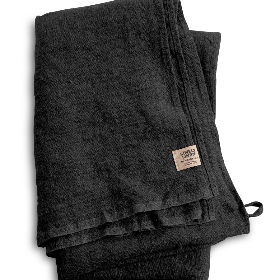 Lovely Linen LOVELY Hamam Handduk 90X145, Mörkgrå - Azalea Home