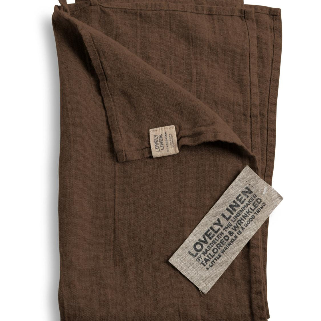 Lovely Linen LOVELY Kökshandduk 45X70, Chocolate - Azalea Home