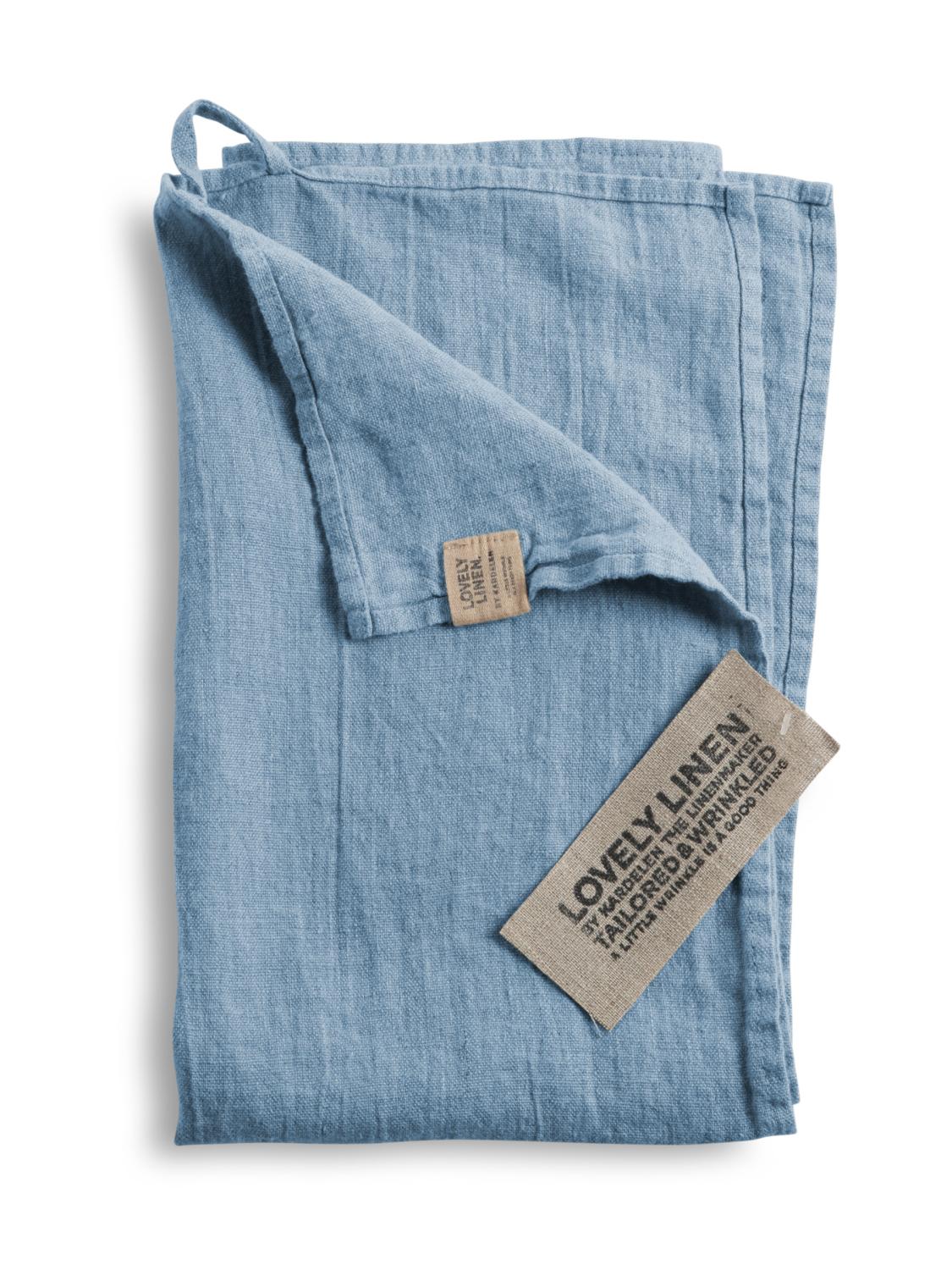 Lovely Linen LOVELY Kökshandduk 45X70, Dusty blue - Azalea Home