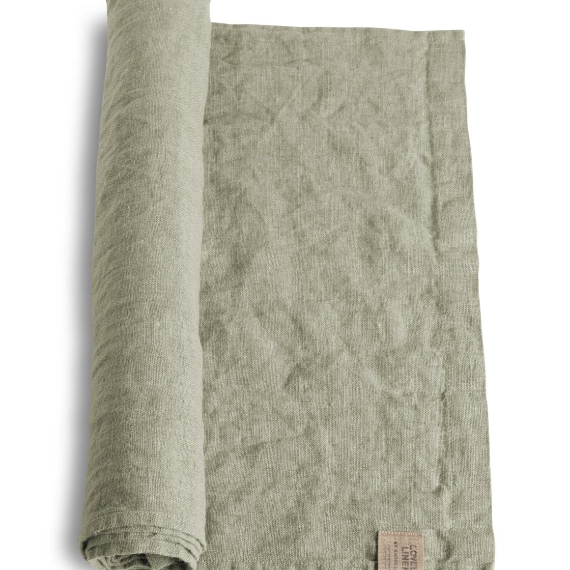 Lovely Linen LOVELY Löpare 47X150, Avokado - Azalea Home