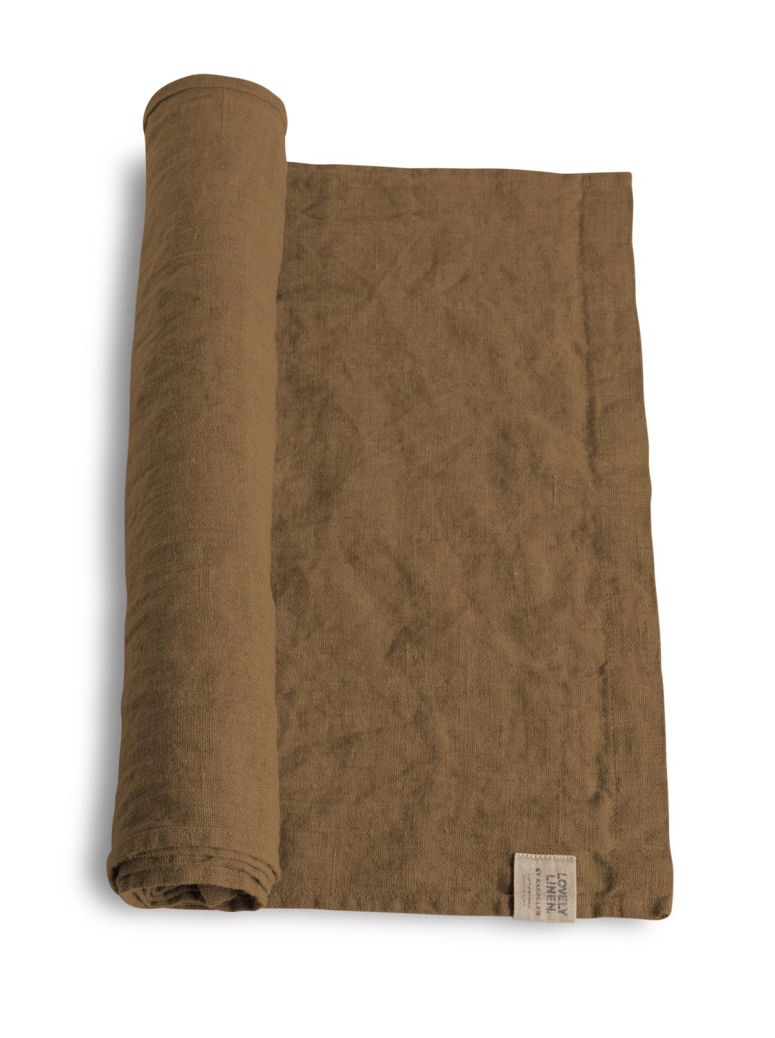 Lovely Linen LOVELY Löpare 47X150, Brun - Azalea Home