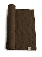 Lovely Linen LOVELY Löpare 47X150, Chocolate - Azalea Home