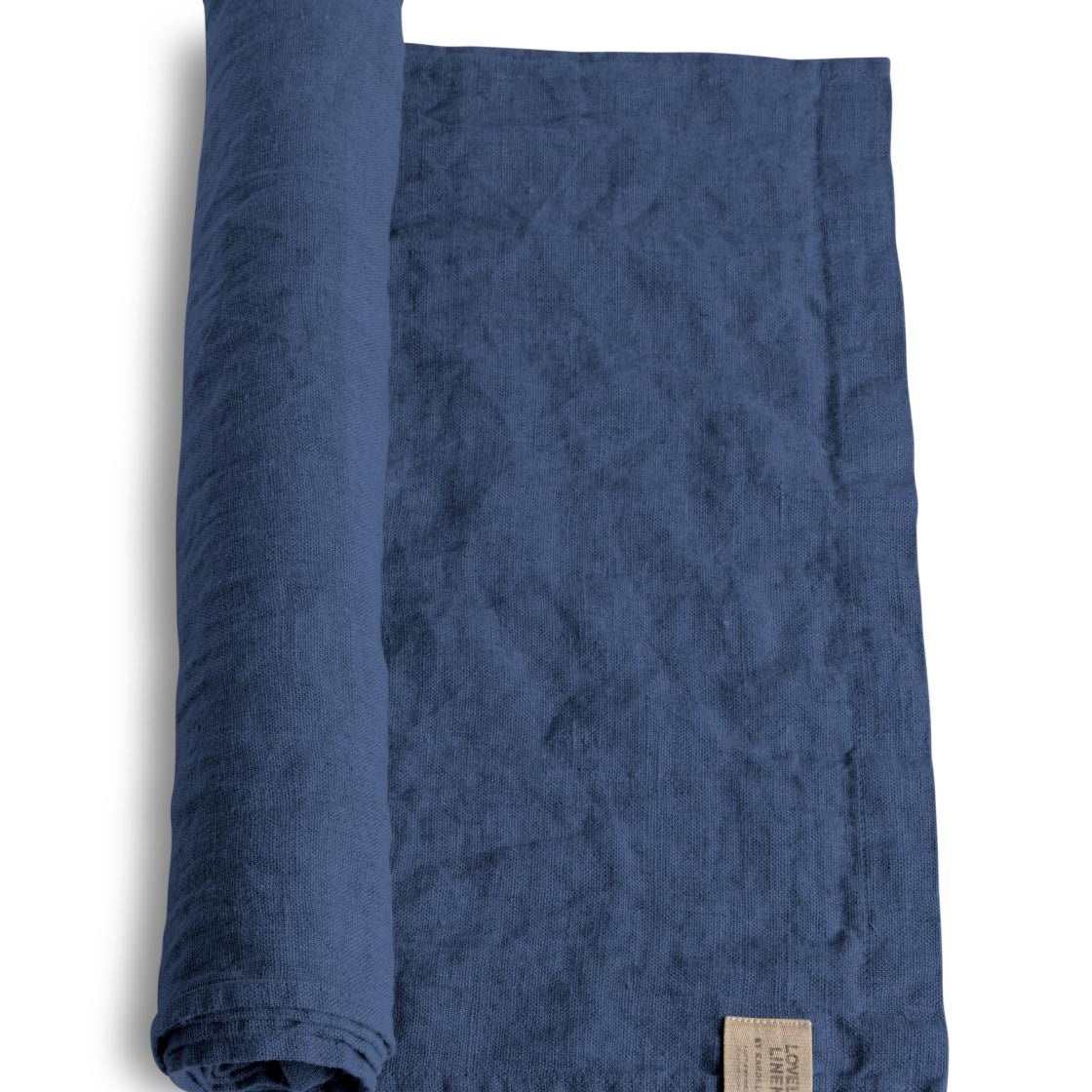 Lovely Linen LOVELY Löpare 47X150, Denimblå - Azalea Home