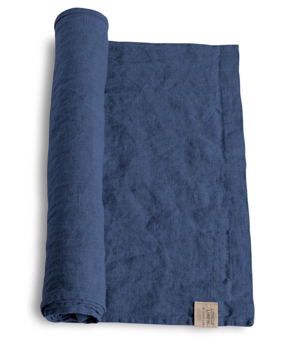 Lovely Linen LOVELY Löpare 47X150, Denimblå - Azalea Home