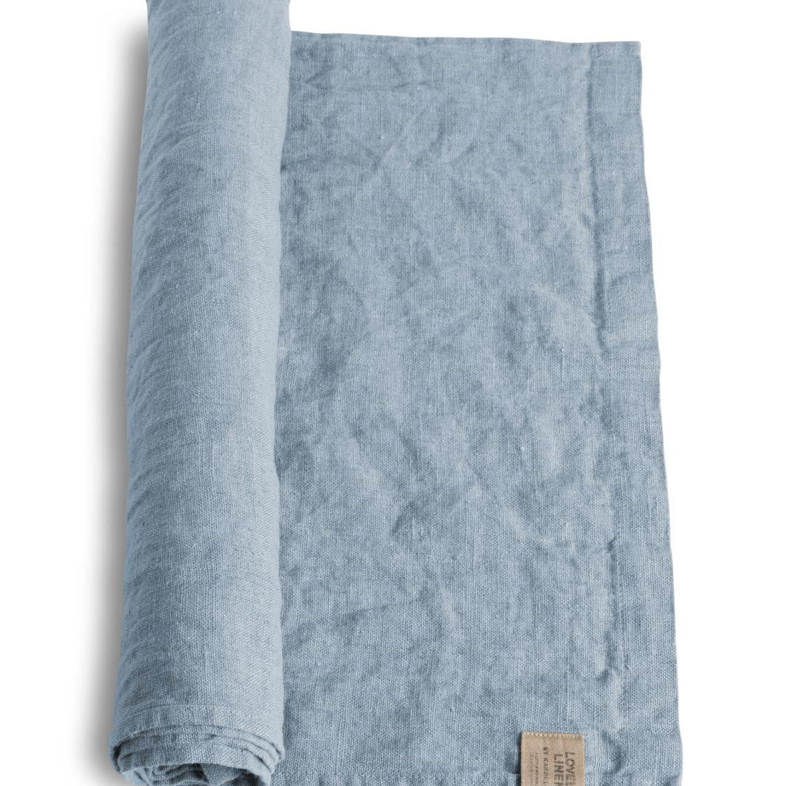 Lovely Linen LOVELY Löpare 47X150, Dusty blue - Azalea Home